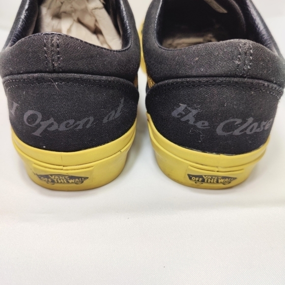 VANS X Harry Potter Golden Snitch Old Skool Sneaker Black Gold Unisex Mn 6 Wm7.5 - Picture 12 of 14